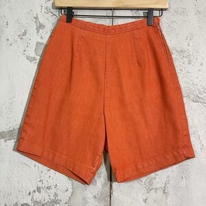Vintage 70s Hand Made Women's Shorts Size 23x6.5 Talon Zipper